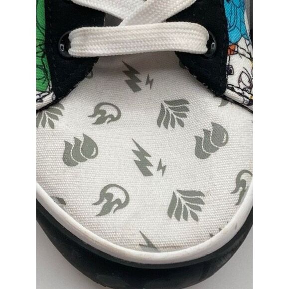 Pokemon Sneakers Men’s Size 9 Ground Up Canvas Low Top Colorful Shoes Squirtle - Picture 9 of 16